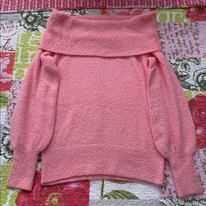 Large Lilly Pulitzer Barrymore Off-The-Shoulder Sweater